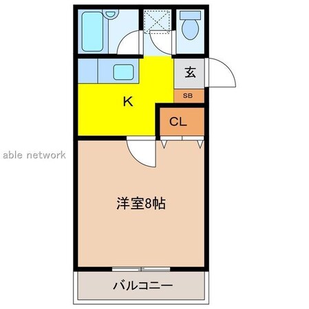 メゾン・セレナードの物件間取画像